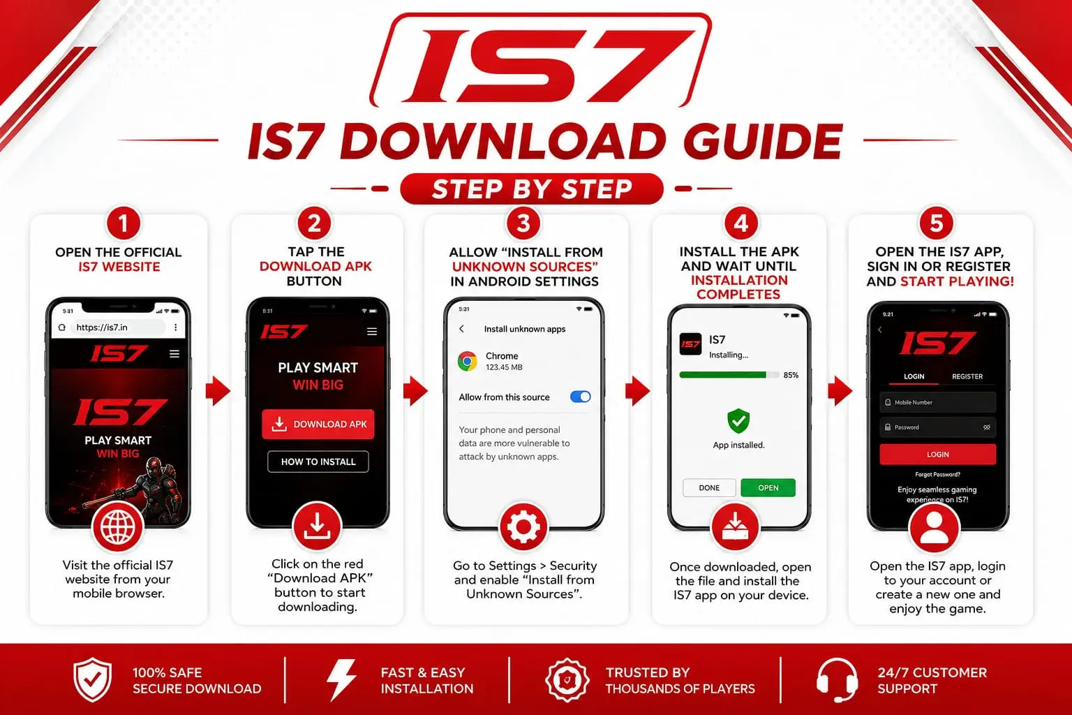 IS7 Download Guide How to Download and Install IS7 APK on Android